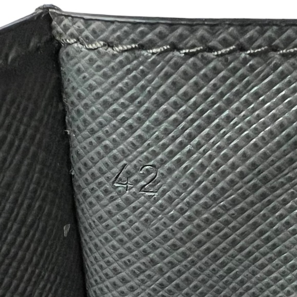 Prada Saffiano Stripe Card Holder Wallet - Picture 5 of 7